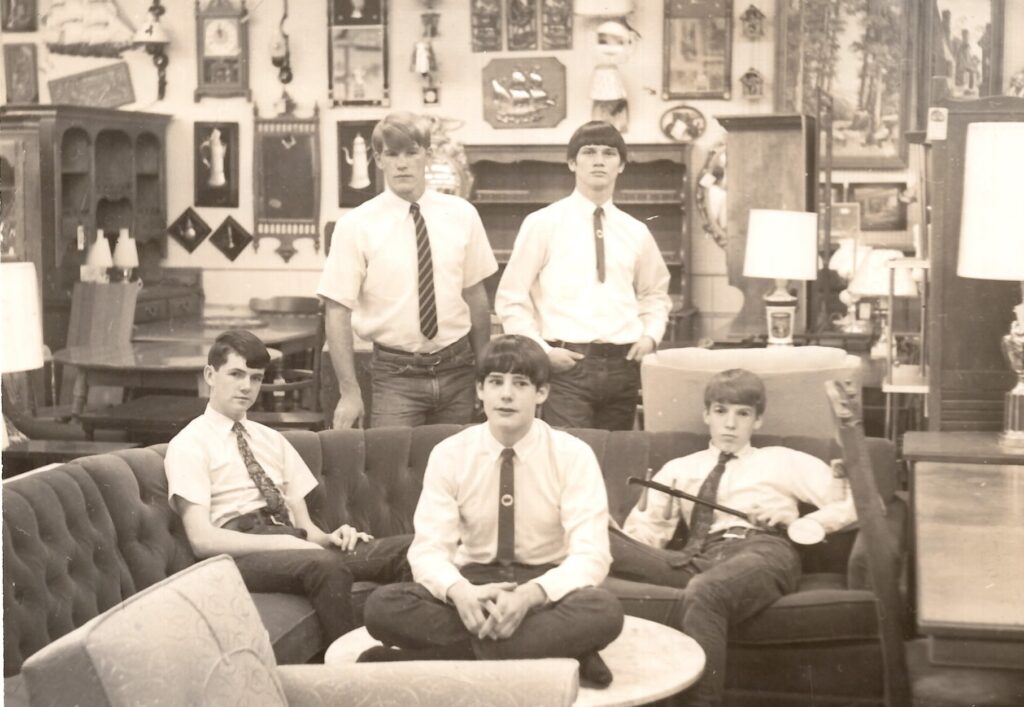 Thee Escaped on couch