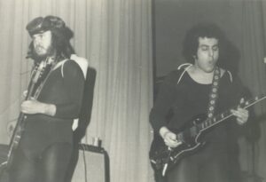 Rudy Baker & the Vegetables as Rudy the Goldfish & the Frogmen - 1971 - Newark High School